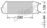DIT09115 DENSO - Chłodnica powietrza doładowującego DENSO