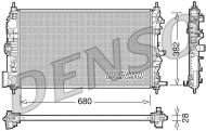 DRM15005 DENSO - Chłodnica silnika CRUZE (J300, J305, J308) (09-), ORLANDO (J309) (10-), ASTRA
