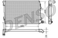 DRM32037 DENSO - CHŁODNICA WODY VOLKSWAGEN PASSAT VII 2.0 TDI