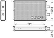DRR12016 DENSO - Wymiennik ciepła, ogrzewanie wnętrza IVECO Daily  S 2000  (S1A) +/-