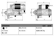 DSN3016 DENSO - ROZRUSZNIK 