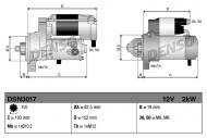 DSN3017 DENSO - ROZRUSZNIK 