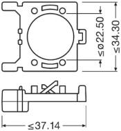 64210DA02 OSRAM - adapter H7 -> retrofit LED 2 sztuki 
