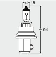 9004 OSRAM - żarówka HB1 12V ORIGINAL - pudełko 