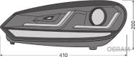 LEDHL102-BK OSRAM - REFLEKTOR LED XENARC VW GOLF VI BLACK REFLEKTOR LED XENARC VW GOLF VI BLACK