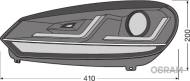 LEDHL102-GTI OSRAM - REFLEKTOR LED XENARC VW GOLF VI GTI REFLEKTOR LED XENARC VW GOLF VI GTI