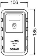 OEBCS908 OSRAM - PROSTOWNIK 908 8A OSRAM INTELIGENTNY 