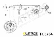 FL3764 QUATTROS - AMORTYZATOR PRZÓD L/FRONT L ->KYB 333764