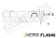 FL4946 QUATTROS - AMORTYZATOR PRZÓD L/FRONT L ->KYB 334946 (PRAWY / RIGHT FR49