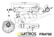 FR4700 QUATTROS - AMORTYZATOR 
