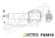 FS5810 QUATTROS - AMORTYZATOR PRZÓD /FRONT ->KYB 335810 