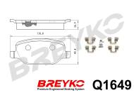 Q1649 BREYKO - KLOCKI HAMULCOWE PREMIUM GDB1649 