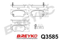 Q3585 BREYKO - KLOCKI HAMULCOWE PREMIUM GDB3585 