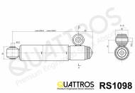 RS1098 QUATTROS - AMORTYZATOR TYŁ/REAR ->KYB 441098 