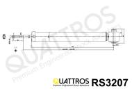 RS3207 QUATTROS - AMORTYZATOR TYŁ/REAR ->KYB 553207 