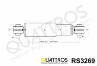 RS3269 QUATTROS - AMORTYZATOR TYŁ/REAR ->KYB 343269 