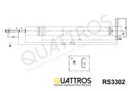 RS3302 QUATTROS - AMORTYZATOR TYŁ/REAR ->KYB 343302 