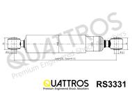 RS3331 QUATTROS - AMORTYZATOR 