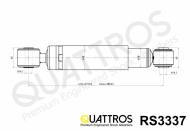 RS3337 QUATTROS - AMORTYZATOR TYŁ/REAR ->KYB 553337 