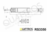 RS3350 QUATTROS - AMORTYZATOR TYŁ/REAR ->KYB 343350 