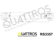 RS3357 QUATTROS - AMORTYZATOR 