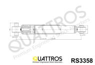RS3358 QUATTROS - AMORTYZATOR TYŁ/REAR ->KYB 553358 