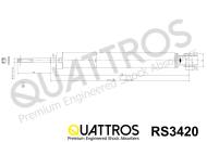RS3420 QUATTROS - AMORTYZATOR 