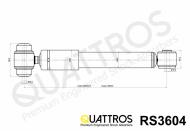 RS3604 QUATTROS - AMORTYZATOR TYŁ/REAR ->KYB 553604 