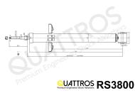 RS3800 QUATTROS - AMORTYZATOR TYŁ/REAR ->KYB 443800 