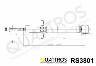 RS3801 QUATTROS - AMORTYZATOR TYŁ/REAR ->KYB 443801 