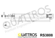 RS3808 QUATTROS - AMORTYZATOR 
