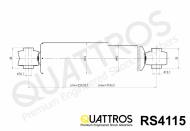 RS4115 QUATTROS - AMORTYZATOR TYŁ/REAR ->KYB 344115 