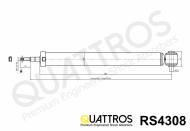 RS4308 QUATTROS - AMORTYZATOR TYŁ/REAR ->KYB 553308 