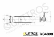 RS4800 QUATTROS - AMORTYZATOR TYŁ/REAR ->KYB 344800 