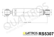 RS5307 QUATTROS - AMORTYZATOR TYŁ/REAR ->KYB 553307 