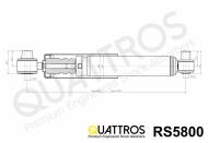 RS5800 QUATTROS - AMORTYZATOR TYŁ/REAR ->KYB 555800 