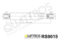 RS9015 QUATTROS - AMORTYZATOR TYŁ/REAR ->KYB 349015 