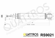 RS9021 QUATTROS - AMORTYZATOR TYŁ/REAR ->KYB 349021 