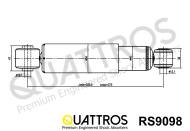 RS9098 QUATTROS - AMORTYZATOR 