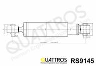 RS9145 QUATTROS - AMORTYZATOR TYŁ/REAR ->KYB 349145 
