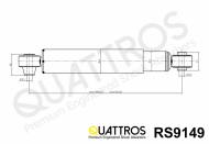 RS9149 QUATTROS - AMORTYZATOR TYŁ/REAR ->KYB 349149 