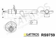 RS9759 QUATTROS - AMORTYZATOR TYŁ/REAR ->KYB 339759 