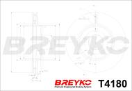 T4180 BREYKO - TARCZE HAM.2SZT DF4180=92105905=BG3240 