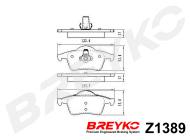 Z1389 BREYKO - KLOCKI HAM. TYLNE Volvo S60 I 00-10, S80 I, V70 I i II, XC 7