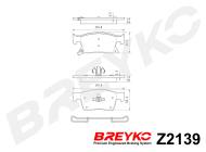 Z2139 BREYKO - KLOCKI HAMULCOWE GDB2139 