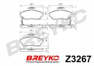 Z3267 BREYKO - KLOCKI HAM. PRZÓD HONDA CIVIC VII 01- 