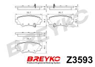 Z3593 BREYKO - KLOCKI HAMULCOWE GDB3593 