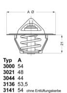 3021.88 WAHLER - termostat FORD .. 