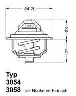 3054.92D50 WAHLER - TERMOSTAT 92 C  1.6,1.9,2.0  SIL.16S,19N,20N