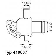 410007.87D WAHLER - TERMOSTAT FIAT CC 0.9 91- 